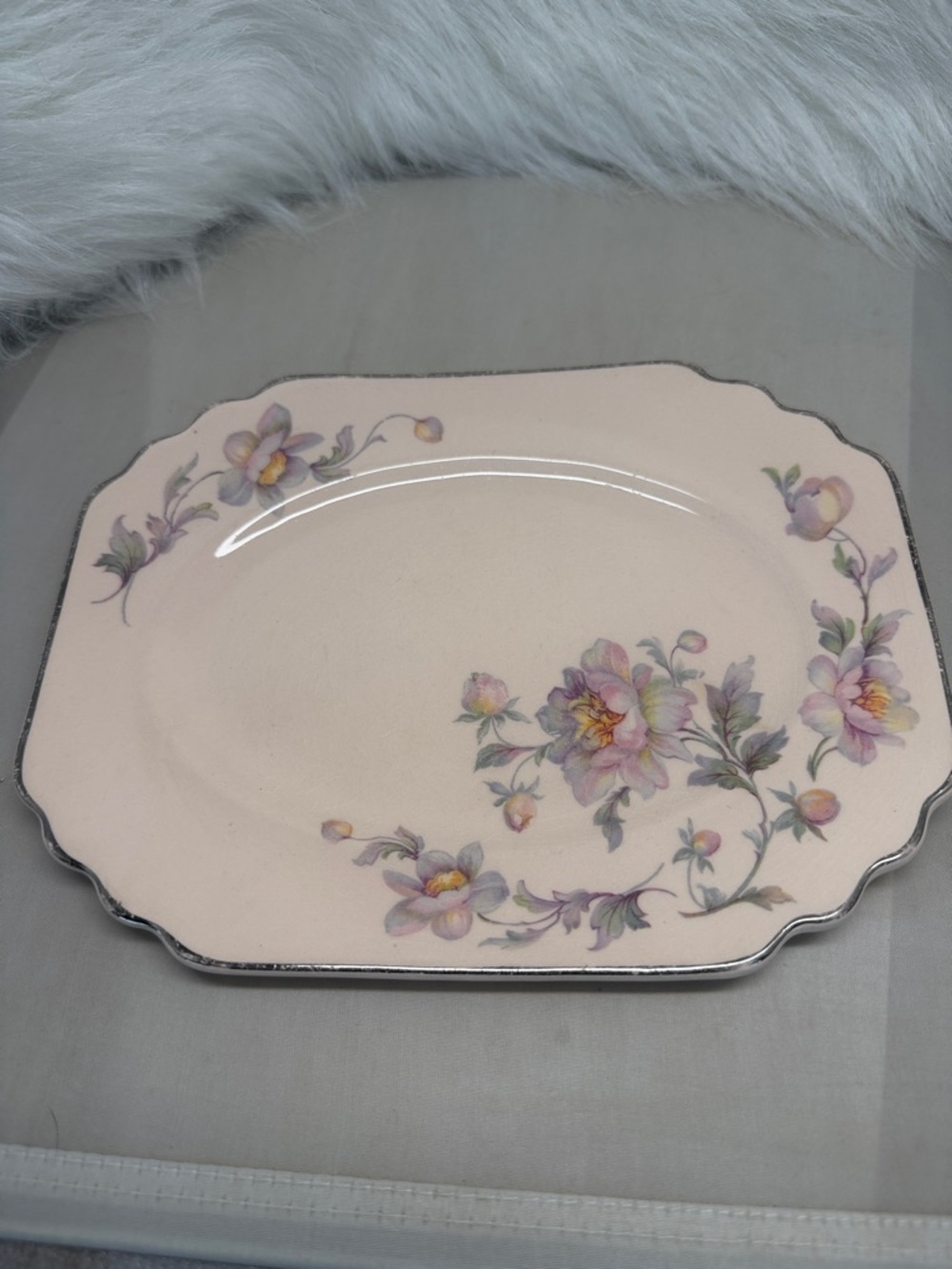 Sebring Pottery Silver Moon Serving plate